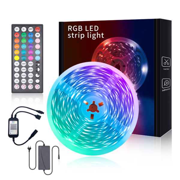 LED Strip Lights, RGB Color Changing, App & Remote Control
